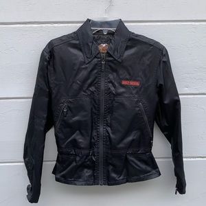Harley-Davidson Women's Black Zip-Front Jacket
